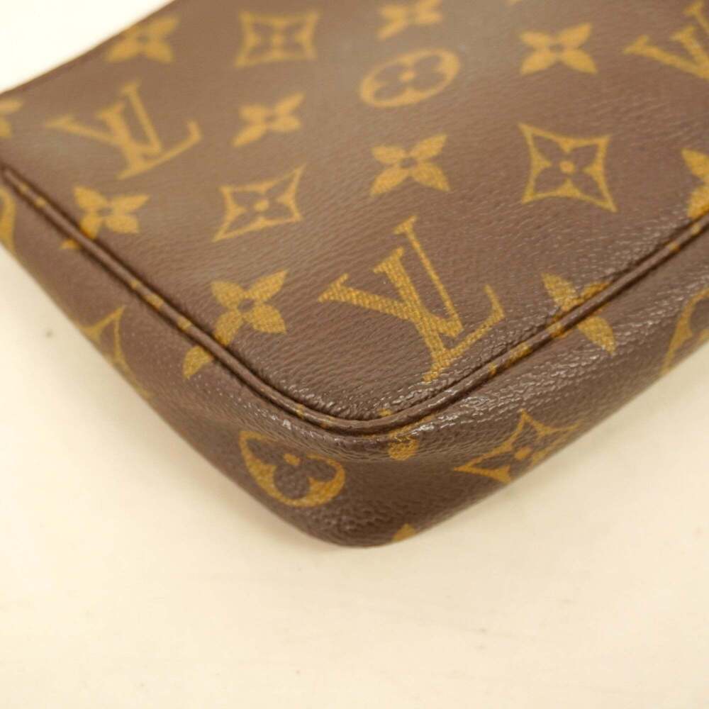 LOUIS VUITTON Brown Monogram Pochette Pouch - Picture 9 of 12